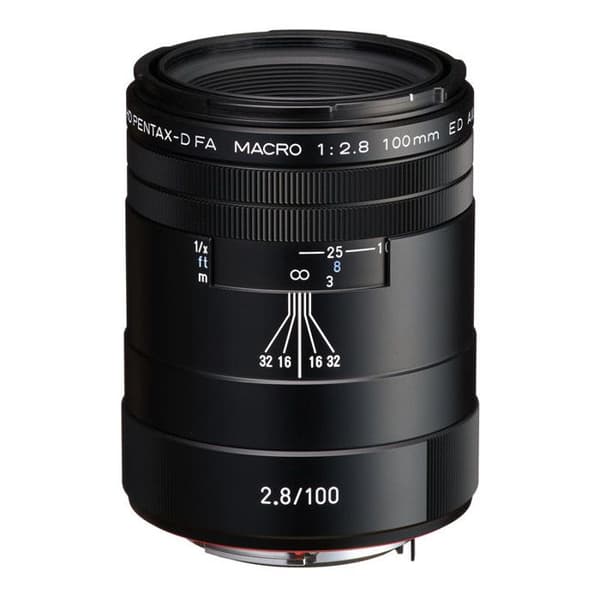 Pentax HD DFA 100mm makro f2.8 ED AW svart