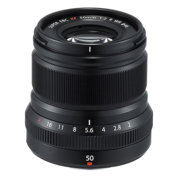 FUJIFILM - Fujinon XF - 50 mm f/2.0 R WR teleobjektiv för X-serien X-A10 Svart