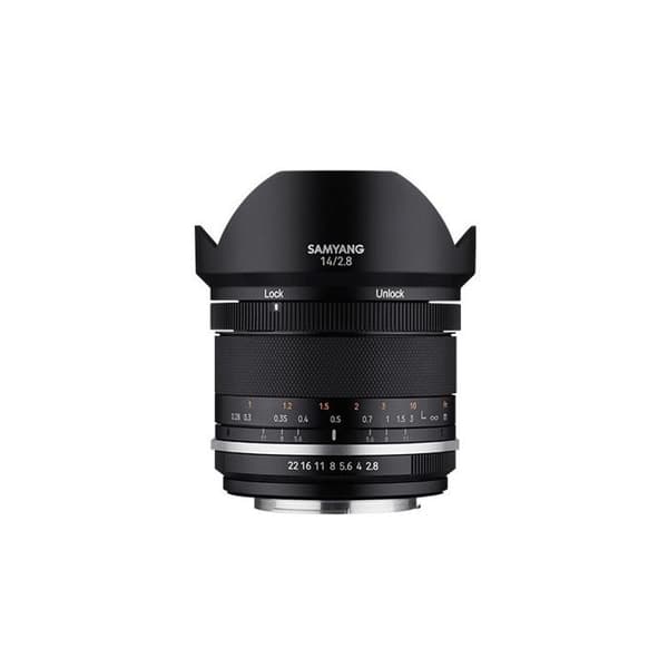 Samyang objektiv 14mm f/2.8 mf mk2 kompatibel med nikon