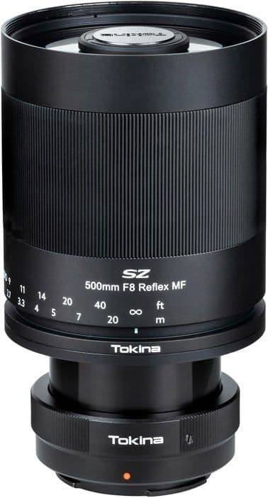 Tokina-objektiv - TO1-SZX500M43 - SZX 500 mm F8 MF Micro 4/3-fäste svart Svart