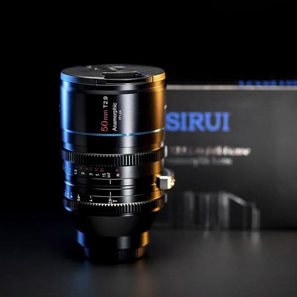 Sirui-objektiv - FFEK6 - T2,9 50 mm 1,6X anamorfisk objektiv med full ram (E-fäste)
