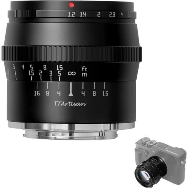 Mål - TTArtisan - APS-C F1.2 50 mm - Fuji X-fäste - Manuell Fokusering - Lätt 336 g