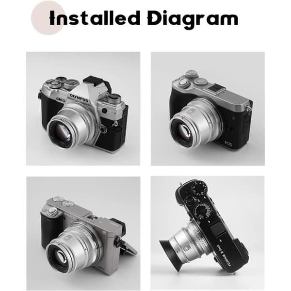 Objektiv TTArtisan F1.4 35 mm - Fuji X-fäste - Bländare F1.4 - Fokuseringsavstånd 0,28 m - Lätt 180 g
