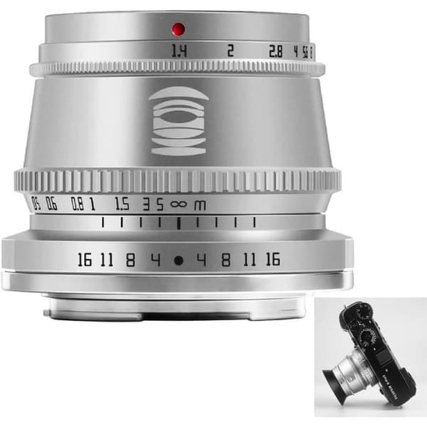 Objektiv TTArtisan F1.4 35 mm - Fuji X-fäste - Bländare F1.4 - Fokuseringsavstånd 0,28 m - Lätt 180 g