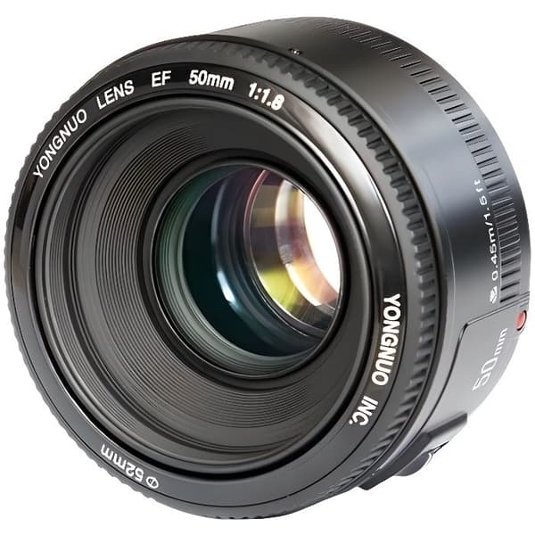 YongNuo 50 mm f/1.8 objektiv för Canon EF