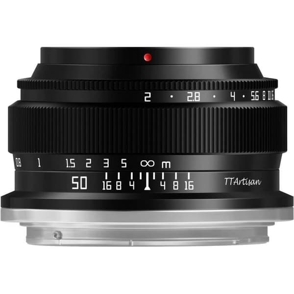 Objektiv 50 mm F2 - TTARTISAN - Kompatibel med Nikon Z - Bländare f2 - 200 g - 6 element i 5 grupper