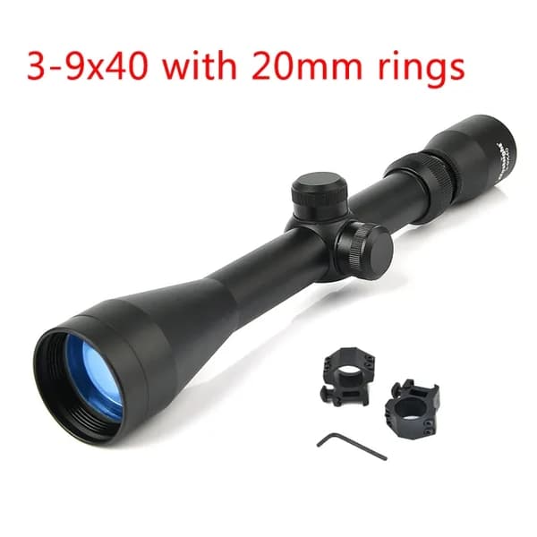 Jagt kikkerter, variabel forstørrelse, taktisk design, 4-16x40 med 20montering