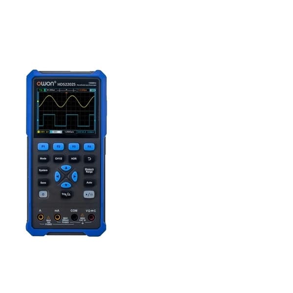 Handhållen oscilloskop, 200MHz bandbredd, signalgenerator, HDS2202S