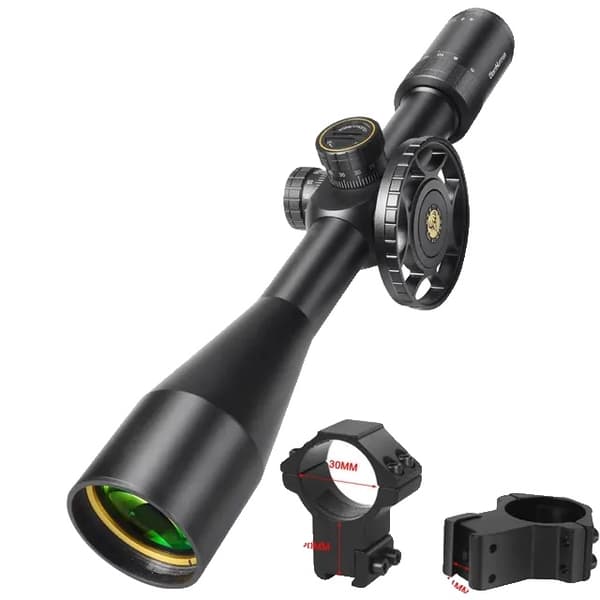 Jagtsigte, 6-24x50 Forstørrelse, Første Fokalplan Teknologi, Lav 11mm montering High 11mm Mount