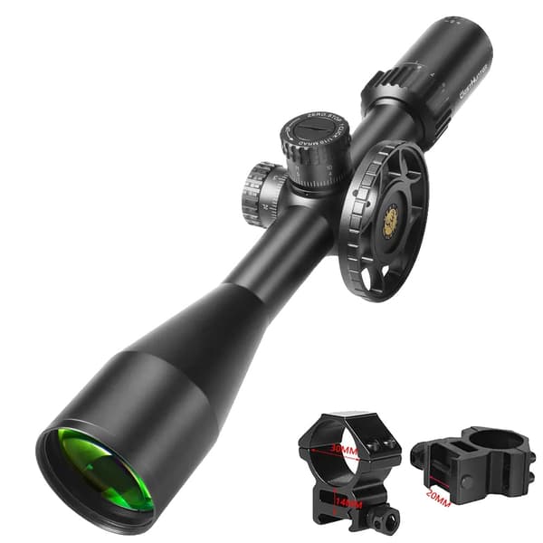 Kikarsikte, 6-24x förstoring, 30 mm rördiameter, första fokalplanet,Låg 20mm Fästen-ZS