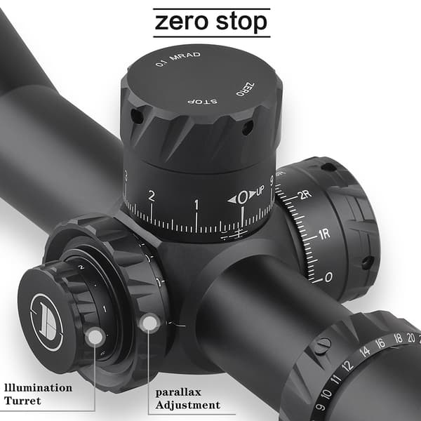 Kiväärin kiikari, 5-30X suurennus, 56 mm objektiivilinssi, FFP ristikkäin,Korkea 20MM