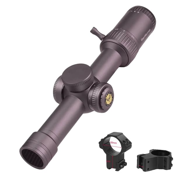 Jaktsikte, röd och grön belyst, vidvinkliga optiska sikten,Hög 11mm Montering