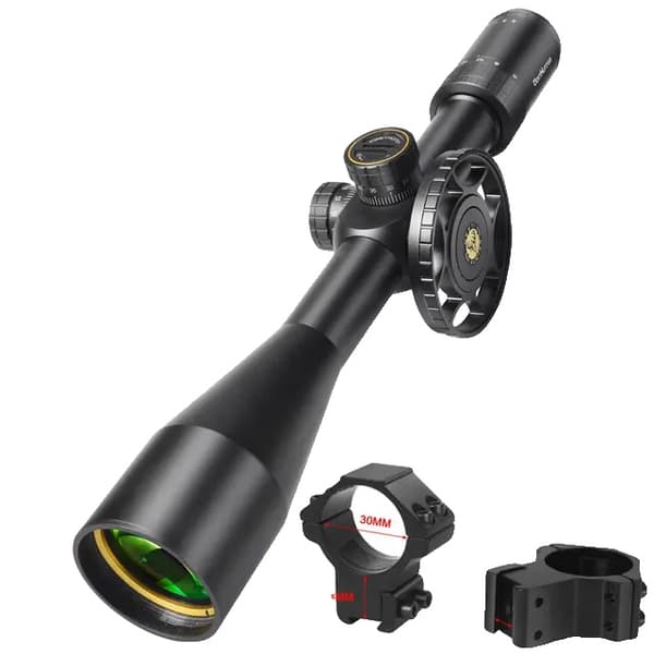 Metsästyskaukoputki, 6-24x50 suurennus, ensimmäisen polttopisteen teknologia, Matala 11mm kiinnike