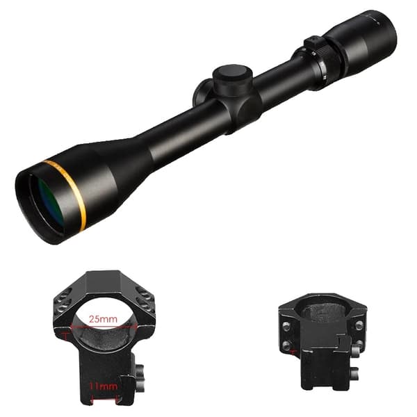 Riflesikte, 3-9x40, Linsfunktion, 11mm Fäste,3-9x40 11mm