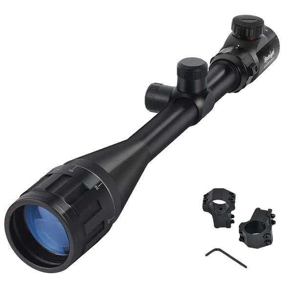Rifle Scope, 6-24x Förstoring, Belyst Kikarsikte, Vattentät IPx7,Sikte med 11mmring