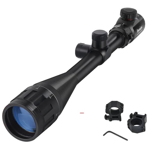 Rifle Scope, 6-24x Förstoring, Belyst Kikarsikte, Vattentät IPx7,Sikte med 20mmring