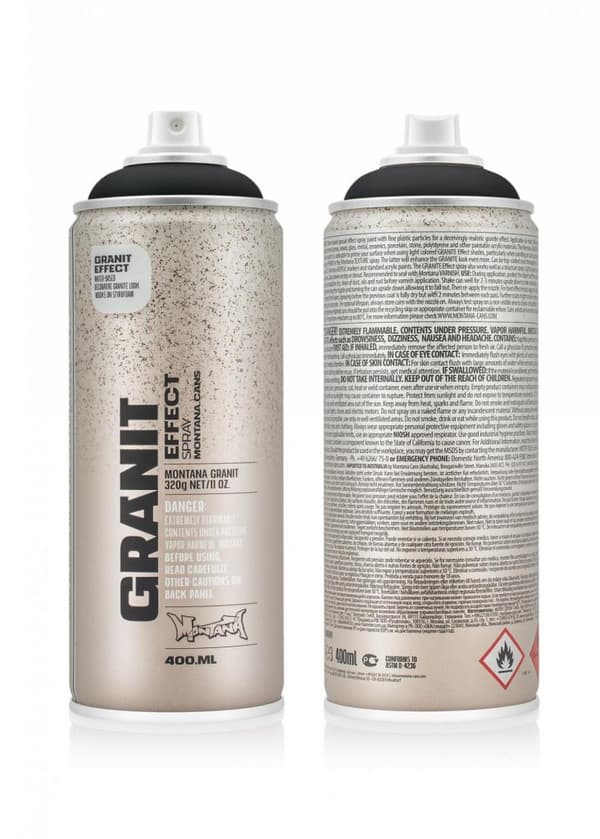 Montana Effect Sprayfärg - Granit Black  400 ml - Svart