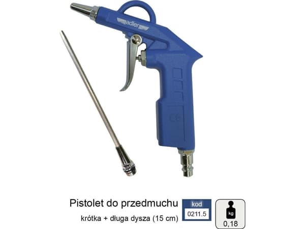ADLER PISTOLI PAINOTUS 2cm+15cm