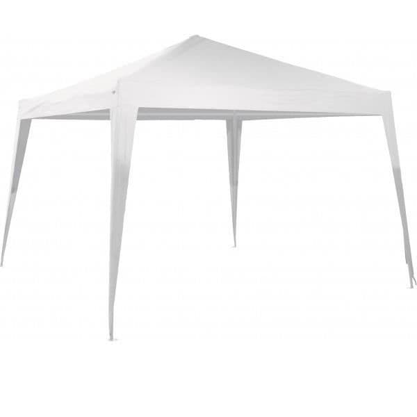 Mottagningstält - Vitt - 3x3m - Höjd 2,45m - Fällbart - Polyeten 140g/m2