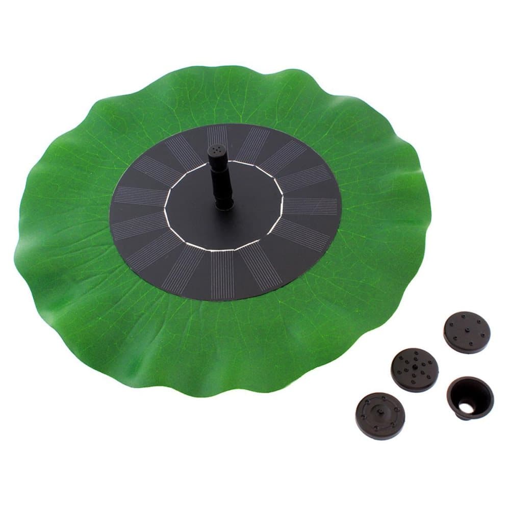 Solcellsfontän - Näckrosblad