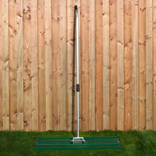 Set Grass Leveling Green/Orange 50/100cm + Rotating Spreader 25kg load capacity, adjustable spreading width (up to 3m) | Extendable handle | Water