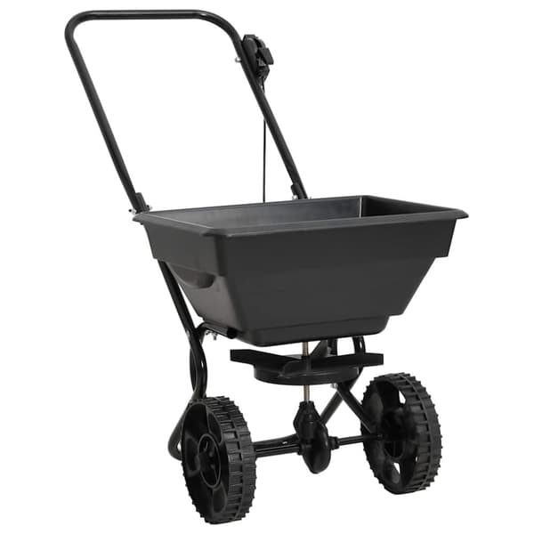 Saltspridare manuell PVC och stål 92x46x70 cm 15 L