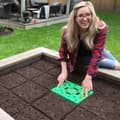 Pikkukuva 2 / 11: OBOSOE Seeding Square, Siemen- ja taimien välitystyökalu, Järjestetyt kasvit ja vähemmän rikkaruohoja - Koodattu puutarhanhoitomalli, Ruler & Planting