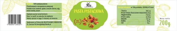 Pistaciepasta 100% pistacienødder flødesmør pistaciepålæg 200 g