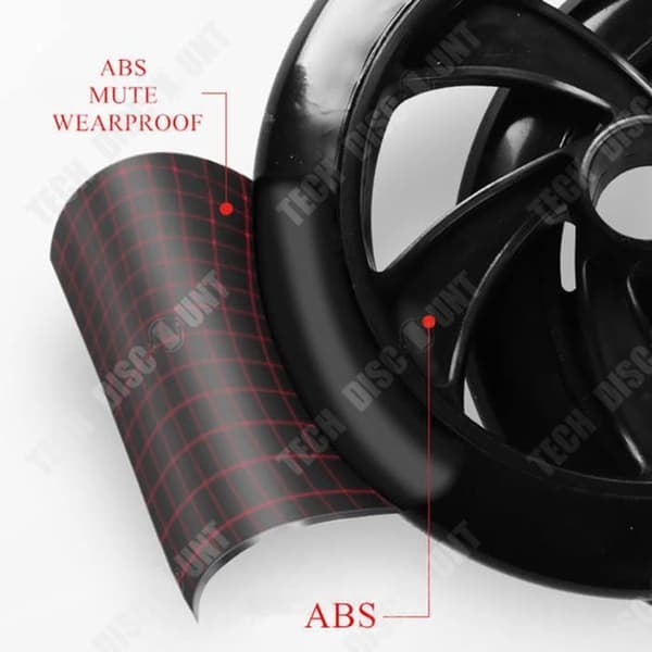 TD® Silent Double Wheel Magmuskelhjul Magträningsmaskin Maghjulsträningsutrustning