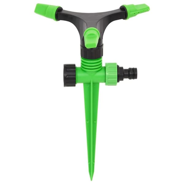 vidaXL Roterande sprinkler 4 st grön och svart 16x13,5x25,5 cm ABS&PP