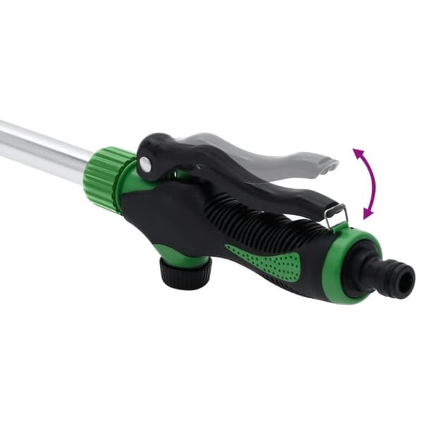 vidaXL Teleskopisk sprinklerstav med 10 mönster 75-110 cm