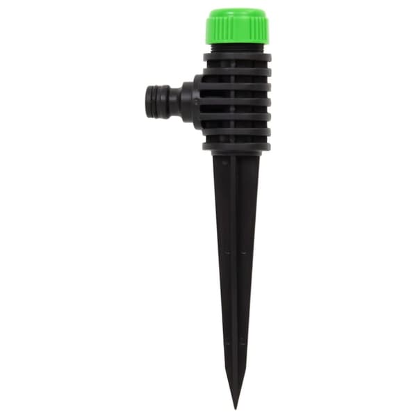 Roterende sprinklere 6 stk. 3x6x19,5 cm ABS og PP grøn sort - Sprinkler - Sprinklere - Home & Living