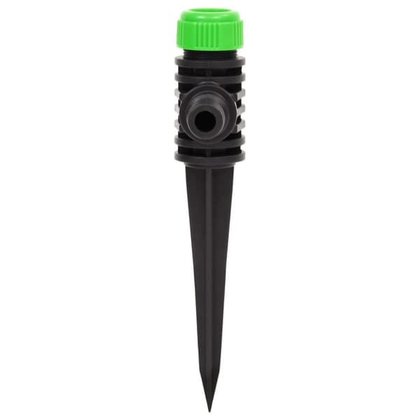 Roterende sprinklere 6 stk. 3x6x19,5 cm ABS og PP grøn sort - Sprinkler - Sprinklere - Home & Living