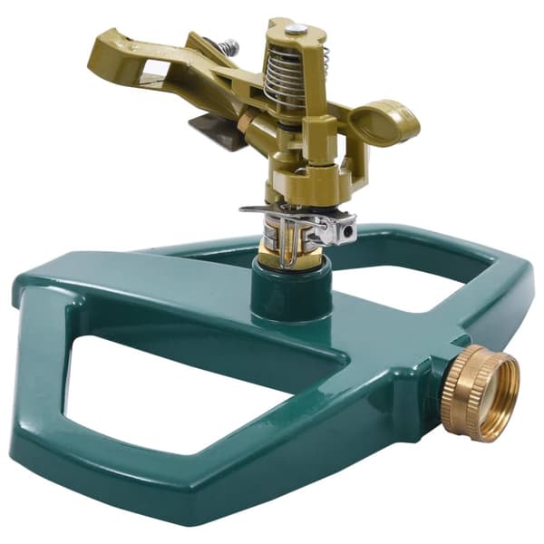 Roterande sprinkler grön 21x22x13 cm metall