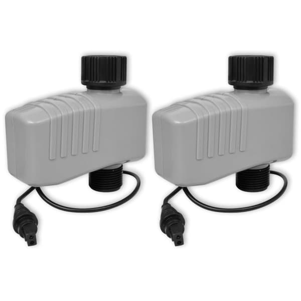 42352 vidaXL Automatisk irrigationstimer med 4 stationer 3 V -  Sprinklere – styresystemer