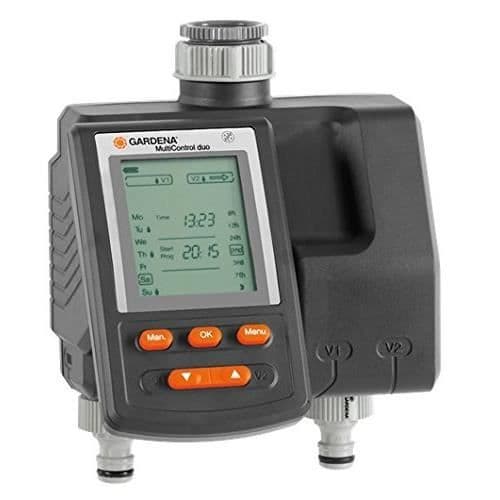 Gardena Multicontrol Duo bevattningskontroll: automatisk bevattningskontroll, programmerbara dagar, upp till 3 bevattningar