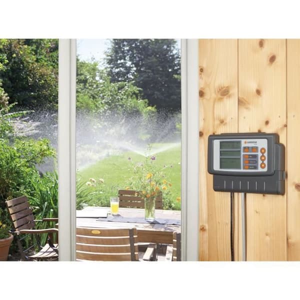 GARDENA Timer 6030 Classic – LCD-display – Centraliserat system – Inomhushus – Anslutning till 230V – (1284-20)