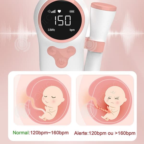 INN Intelligent Noise Reduction Baby Detection Instrument IPX5 Portable Sensitive OLE Intelligent Display Detector