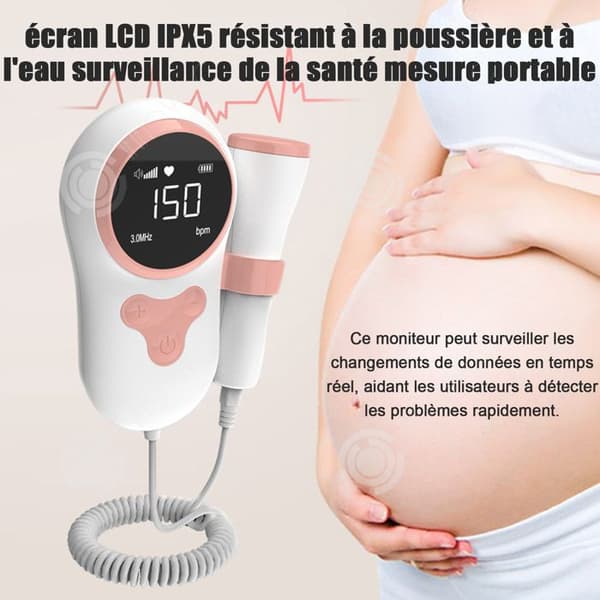 INN Intelligent Noise Reduction Baby Detection Instrument IPX5 Portable Sensitive OLE Intelligent Display Detector