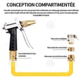 Miniatyrbild 4 av 4: INN Expanderbar trädgårdsslang 30m ABS Flexibel Magic Hose Anti-Leak Lätt och lätt att förvara Expanderbar trädgårdsslang Gul