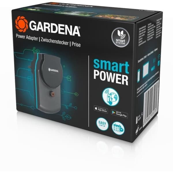 GARDENA smart Power – Ansluten strömförsörjning – Effekt 3680W – Fjärrkontroll av enhet – 2 års garanti