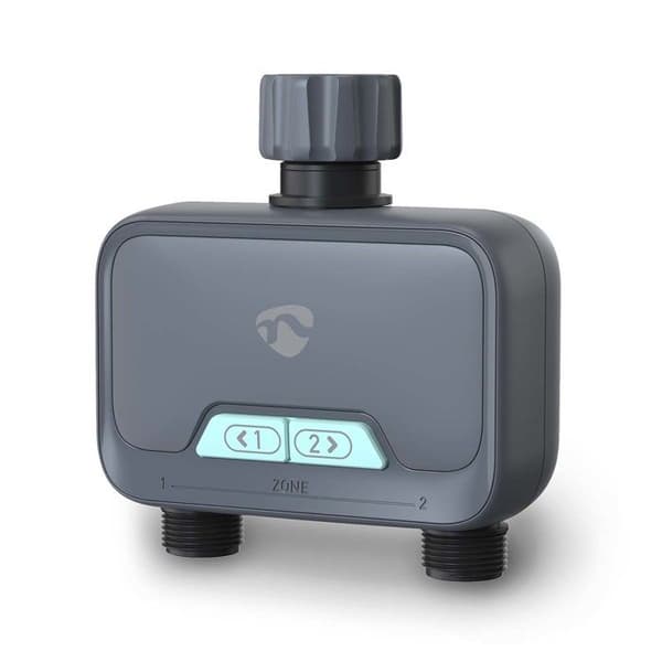 Trådlös Bluetooth-vattningskontroll 2 Zoner IPX5 SmartLife Nedis Grå