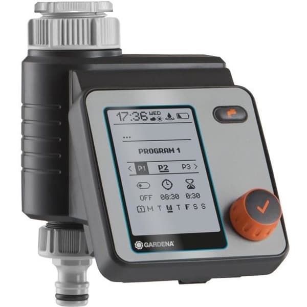 GARDENA Master bevattningstimer - 1892-20 - LCD-display - Maxtryck 12 bar - Vattentålig