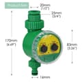 Miniatyrbillede 4 af 5: OBOSOE elektronisk vandingstimer - programmerbar vandventil til have, indendørs og udendørs, automatisk sprinklerventil
