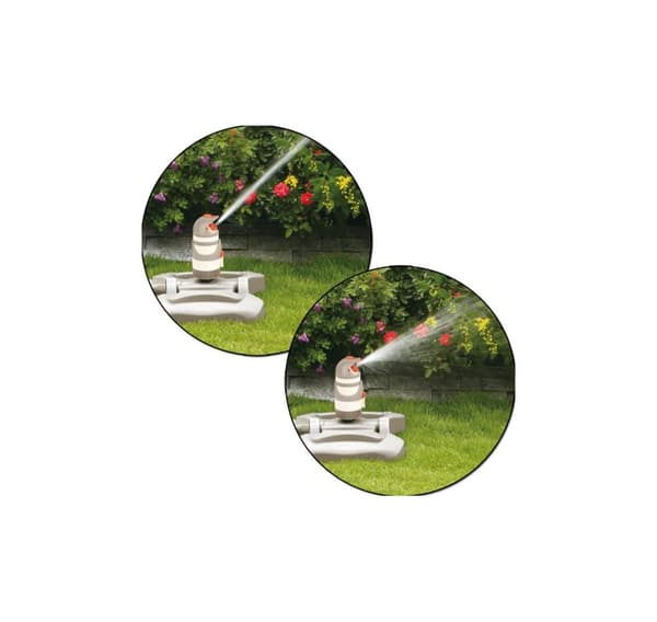 WHITE LINE To-trins geardrev sprinkler på basen