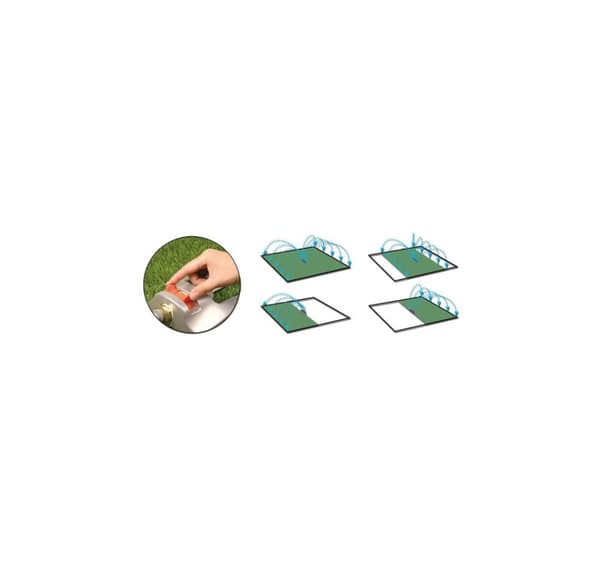 WHITE LINE Metal oscillerende sprinkler