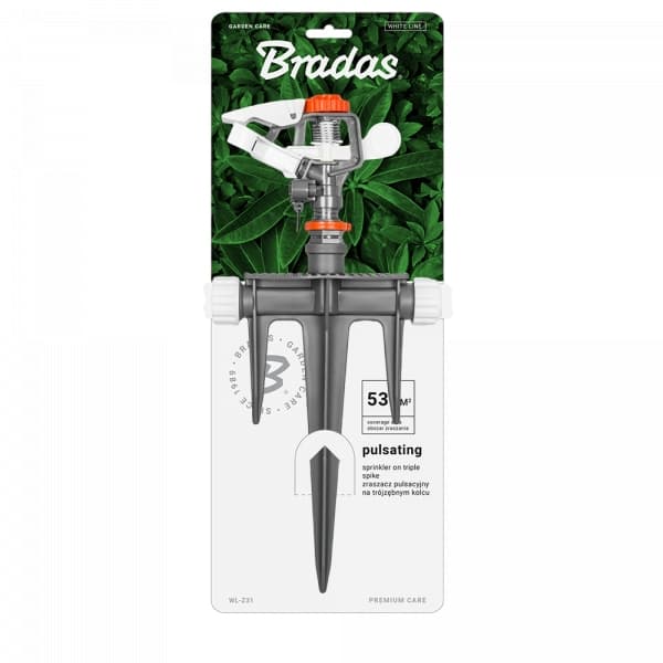 Set med 4 produkter. WHITE LINE TRITON Pulserende sprinkler på trippel pigg