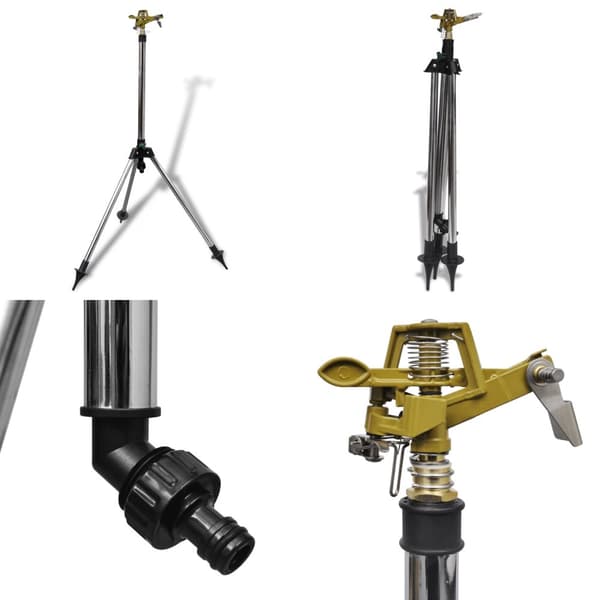 Impulssprinkler havevanding zink trefod - Havevander - Havevandere - Home & Living