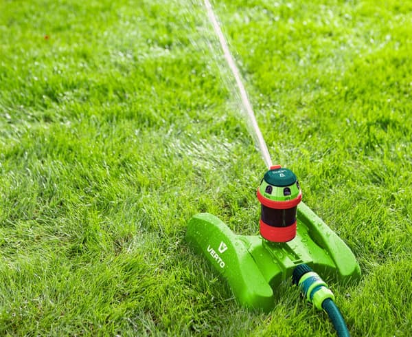 Sektorsprinkler, 6-funktion med drev, justerbar rækkevidde