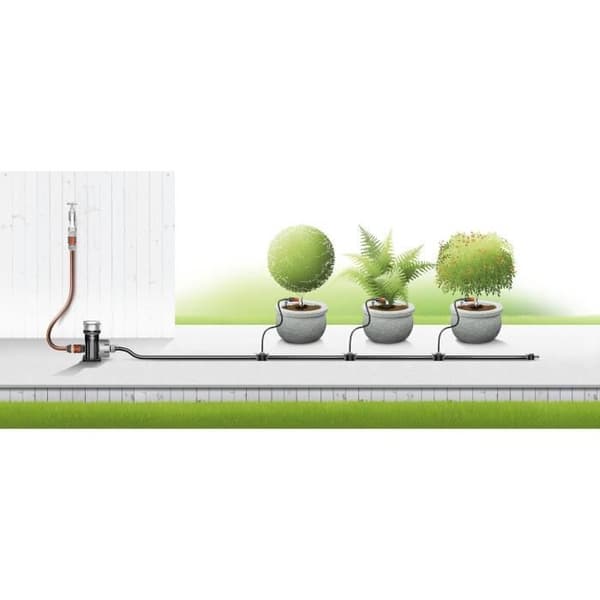 Droppbevattningssats för växter i kruka M - GARDENA - Micro-Drip - Lämplig för 7 krukor